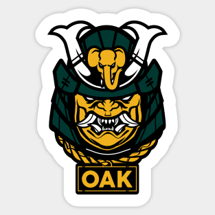 Oakland Samurai's Baseball Sticker